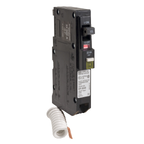 Schneider Electric Thermal Magnetic Circuit Breaker; 1-Pole; 15A; 120VAC; Lever; Screw Terminal; UL 489